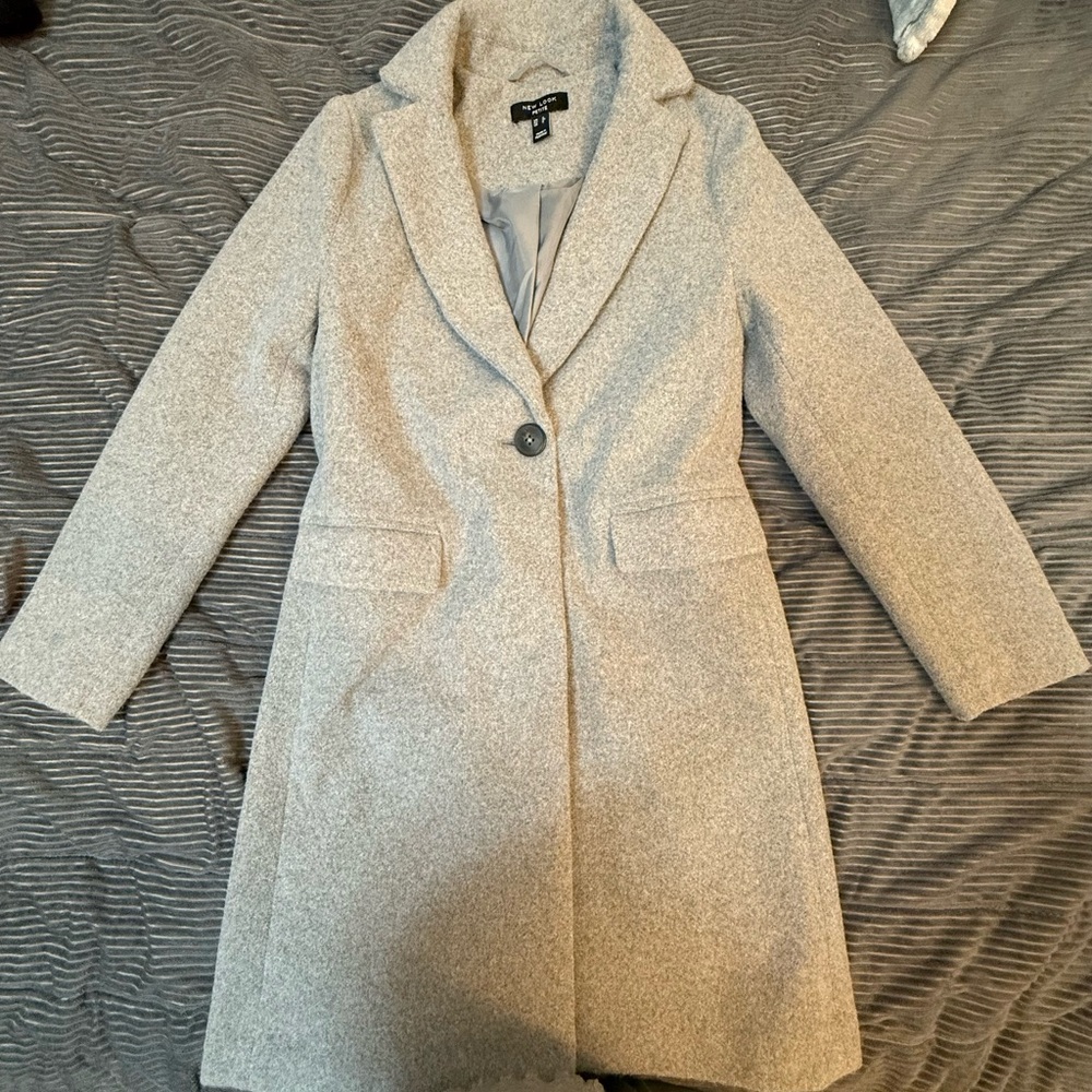 Gray coat size 0 Petite